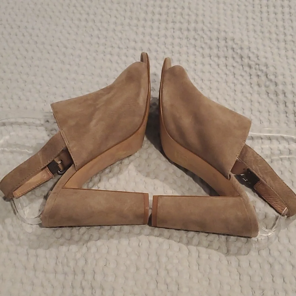 Madewell The Irene Suede Open Toe Mule Sandal Size 8 (#21)